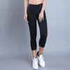 Pantaloni attivi Eshtanga Capris Women Sports Crop Top Quality Solid Running Materiale spesso Bodybuilding Esercizio Yoga Leggings skinny