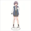 열쇠 고리 Anime KeyChain BanG Dream It 's My GO 열쇠 고리 여성 Takamatsu Tomori 플레이트 데스크 장식 서 컬렉션 장식 아크릴 인형