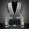 Hela män Floral Blazers Designs Trendy Suits Club Vintage Slim Fit Flower Print Blazers Fancy Prom Dress Suits Terno Mascul2785