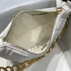 23a Kette Umhängetasche Luxus Designer Damen Stepphandtasche Hobo Bag Totes Gold Metall Hardware Echtleder Reißverschluss Geldbörse