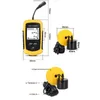 Fish Finder Portable laddningsbar trådlös sonar för fiske 100 m undervattensomvandlare Echo Sounder Equipment 230629