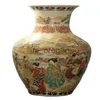 Vasos finos de porcelana antiga pintada de esmalte antigo vasos de porcelana colecionáveis vasos de porcelana pintada x0630