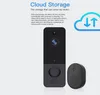 T8 720p Wireless WiFi Video Doorbell Smart Phone Door Ring Intercom Security System IR Visual HD Camera Bell Waterproof Cat Eye With Dingdong For Home Life Office FF
