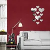 Outros adesivos para decoração de casa durável amor coração adesivo espelho mural decalque simples faça você mesmo decorativo removível decoração de casa R230630