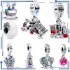 925 Sterling Silver Charm Park Needle Jewelry Is Suitable for Primitive DIY Pandora Bracelet Women's Jewelry Fashion Accessories Free Delivery