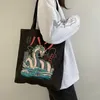 Evening Bags Studio Ghibli Totoro Miyazaki Graphic Ladies Harajuku Shoulder Bag Women Handbags Funny Cartoon Handbag 90s Anime Top Tee Female 230629