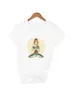 Женские футболки с принтом мандалы в Индии Yo Ga, женская летняя футболка в стиле Харадзюку, графические футболки, эстетические хипстерские винтажные топы, женская одежда