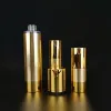 15 ml 30 ml 50 ml 80 ml 100 ml Airless Plastic Pump Bottle Hot Stamp Gold Cream Container Essential Oil Sub-Bottle Top Quality
