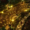 Solar Light Outdoor Garden Stake Color Changing LED Landscape Pathway For Patio Lawn Waterproof
