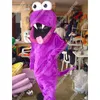 Nowa postać dorosłych Purple Monster Mascot Costume Halloween świąteczny sukienka Pełne ciało Props Strój maskotka