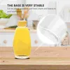Opslag Flessen 4 stks Clear Container Herbruikbare Squeezable Honing Siroop Dispenser Met Deksels Salade Dressing Jam Houder Lege Fles voor Thuis