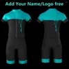 Conjuntos de corrida 2023 Pro Skin Suit Body Manga Curta Roupa Triathlon Masculina Tri Race Fit Speed Ciclismo Macacão Road MTB Shorts