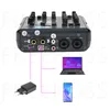 Mixer Kostenloser Soundkartenmixer Audio Mini 24bit 192 kHz 99 DSP-Effekt Bluetooth USB-Stereoaufnahme 48 V Phantomspeisung Broadcast Agas04b