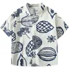 Koszule dla dzieci 2-10Y Baby Boys Summer Shirt Short Rleeve Koszula dla dzieci