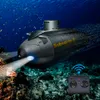 Электрические / радиоуправляемые лодки 2.4G 6 каналов атомная подводная лодка беспроводной пульт дистанционного управления дайвинг детская игрушка мини-пульт дистанционного управления радиоуправляемая подводная лодка игрушки 230629