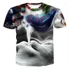 Men's T-Shirts Men's t Shirts 3d Print-ed Shirt Full Color Vortex Star Tshirts Shorts Sleeved Casual Style Tees 10BH6I Z230630