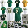 2024 Custom S-4XL 33 Jose Canseco Jersey Manny Pina Reggie Jackson 5 Kemp Rickey Henderson Jesus Aguilar Seth Brown Smith Diaz Allen Baseball Jerseys