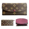 Top qualité M60697 Vintage porte-monnaie passeport carré sac à main en cuir véritable pochettes de créateurs porte-clés Emilie femmes fentes pour cartes long portefeuille hommes porte-cartes