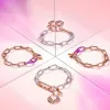 Для Pandora Charms подлинные 925 серебряные бусины Me Link Chain Bracelet Series DIY Bead