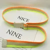 Belts Trendy Rainbow Colors Exquisite Waist Belt For Women Lady Pretty Canvas Thin Skinny Dress Accessory