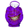 Herrtröjor tröjor haha ​​joker 3d tryck tröjor menwomen hip hop roliga höst streetwear för par kläder 230630