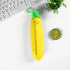 Fashionable And Versatile Storage Bag Banana Blue Key Case Powder Yellow Stationery Coin Pencil