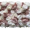 Fleurs décoratives TONGFENG Artificielles Soie Rosas 3D Fleur Panneaux Muraux Mariage Partie Balcon Toile De Fond Décoration Sztuczne Kwiaty Jak