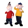 2019 Factory Direct New Pat A Mat Mascot Costume Cartoon Character for Adult Halloween Purim Party Event287d