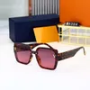 2023 piece fashion sunglasses toswrdpar glasses sunglasses designer men's ladies brown case black metal frame dark 50mm lens 9304