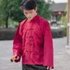 Vêtements ethniques Vintage homme imprimé fleur Hanfu vêtements chinois traditionnel hommes scène spectacle Tang couche de finition printemps automne performance masculine