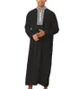 Roupas étnicas Robe solto masculino Muçulmano Oriente Médio árabe Dubai Malásia Camisa com bolso com zíper