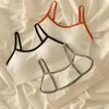 Camisoles Réservoirs 3D Lingerie Sexy Soutien-Gorge Sport Sans Couture Type U Dos Nu Haut Sans Bretelles Push Up Bralette Soutien-Gorge Femmes Sous-Vêtements