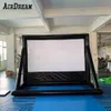 Écran de cinéma gonflable d'écran de cinéma de projecteur gonflable de taille adaptée aux besoins du client par constante d'air hermétique de PVC pour extérieur et d'intérieur