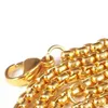 Moda por atacado Cadeia de homem brasileiro 24 K Jóias de jóias cheias de ouro