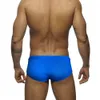 Herrbadkläder Europe America Fashion Mens Sexig låg midja Mayo Rainbow Striped Bathing Summer Sport Beach Surfing Pad Swim Briefs 230630