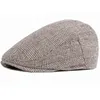 Women Men Hats Beret Caps Black Herringbone Newsboy Baker Boy Hats Tweed Flat Cap Mens Hat Spring Autumn Hats Boinas