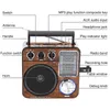 Radio Transctego Radio Portable rétro bureau Vantage Antique semi-conducteur Radio Fm U disque/carte sd comme cadeau pour vieil homme Auxin