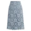 Kjolar halv kjol vår och sommar tunt vatten löslig spets är mycket älva franska nisch a-line medium lång paket höft