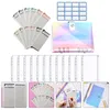 Gift Wrap Budget Book Transparent Stickers Savings Binder Money Organizer Cash Soft Zipper Envelopes Sheets Small