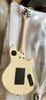 Custom Left Handed Halen Cream White Electric Guitar Maple Fretboard FR Bridge Black Hardware