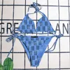 Harfler Baskı Bikini Set Mayo Tasarımcı Kadınlar Için Seksi Mayo Moda Sutyen Külot Iç Çamaşırı Kız Bayan Mayo Tasarım Beachwear
