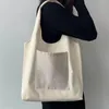 Akşam Çantaları Kadın Eğlenceli Desen Kanvas Yelek Çanta Kız Öğrenci Omuz Katlanabilir Günlük Alışveriş Büyük Kapasiteli Tote Moda Çanta