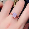 Cluster Rings Vintage Lavender Amethyst Ring 925 Sterling Silver Birthstone Anniversary Jewelry For Women