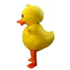 2018 alta calidad del traje de la mascota del pato amarillo pato adulto mascot274V