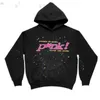 Męskie bluzy bluzy 23SS Vintage Luxe Fashion Spider Pająk Pullover Red Sp5der Young Thug 555555 Angel Hoodie Men Bute Black Web Blazers Kurtka