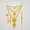 Bruiloft Sieraden Sets Dubai Sieraden Sets Goud Kleur Ketting Oorbel Set Voor Vrouwen Afrikaanse Frankrijk Bruiloft Sieraden Ethiopië Bruids Geschenken 230630