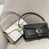 Avondtassen Famous Luxury Bag Womens Man Tabby Designer Bag Messenger Bags Tote Handtas Real Leather Baguette Shoulder Bag Mirror Quality Square J230630