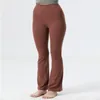 LU-008 Butt Louing Flare Scrunch Butt Leggings for Women Tummy Control Liet Jame Fared Yoga Pantal