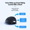 Hełmy motocyklowe Smart Electric Rower Hats Call Call Call Caps Wbudowane akcesoria do jazdy baterii