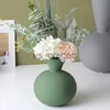 Vase Tingke Nordic Ins Style Morandi Colorシンプルなセラミック花瓶の装飾モダンホームリビングルームデスクトップ装飾ドライフラワーVase x0630